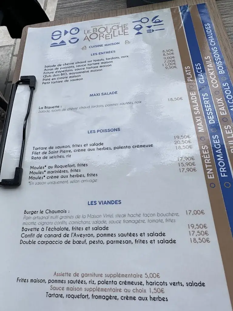 Menu_Le bouche à oreille_Sables-d'Olonne_image_1