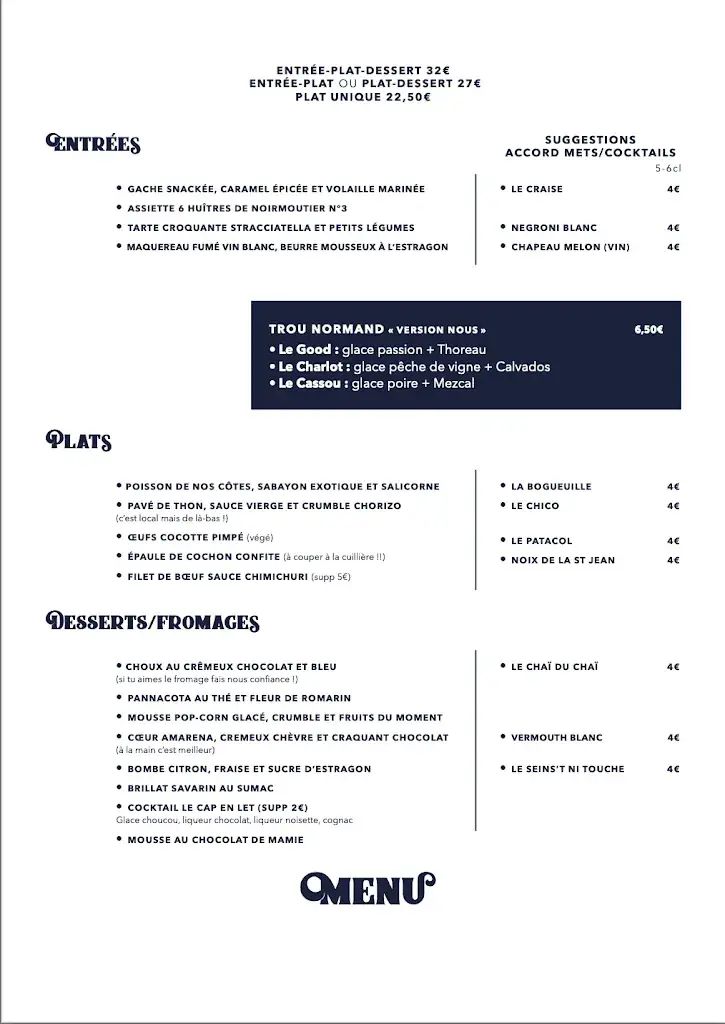 Menu_Chez Patacol Les Sables d'Olonne_Sables-d'Olonne_image_2