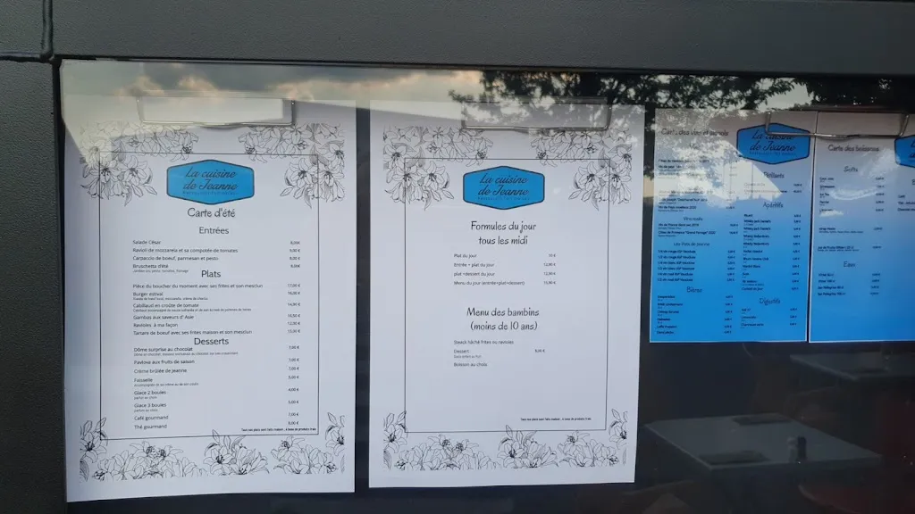 Menü_La cuisine de Jeanne_Mours-Saint-Eusèbe_Bild_1