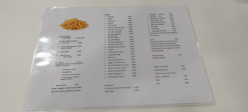 Menu_A LA FRITE DES CH'TIS_Machecoul-Saint-Même_image_3