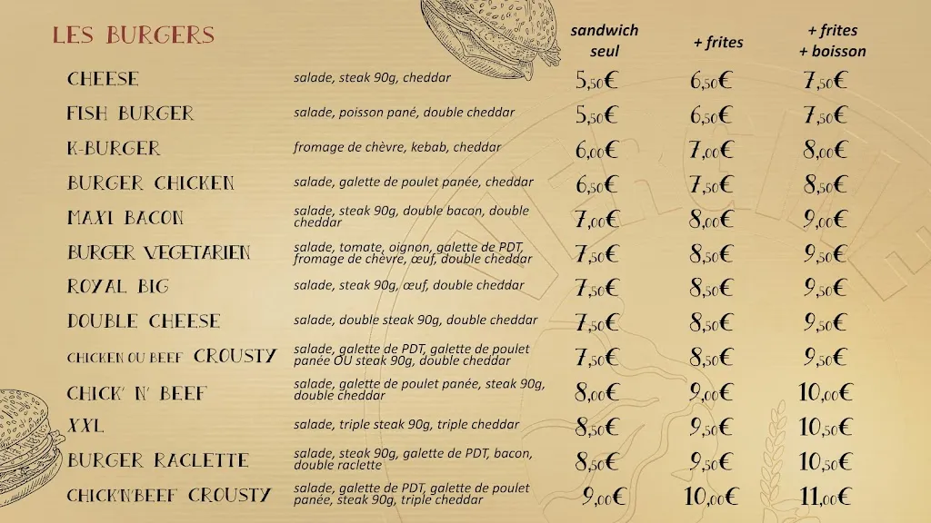 Menu_Vergine Fast Food_Machecoul-Saint-Même_immagine_1