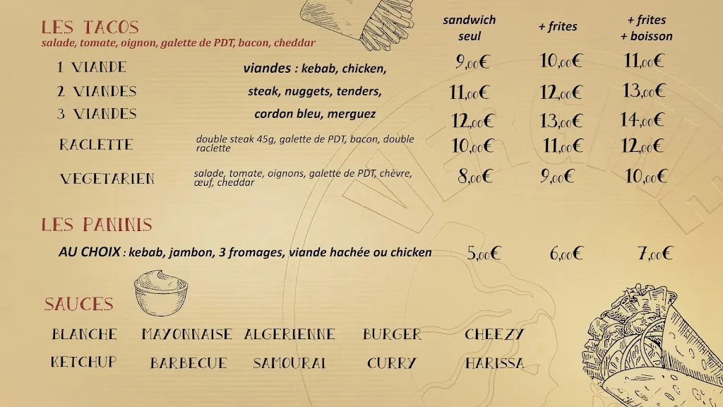 Menu_Vergine Fast Food_Machecoul-Saint-Même_immagine_3
