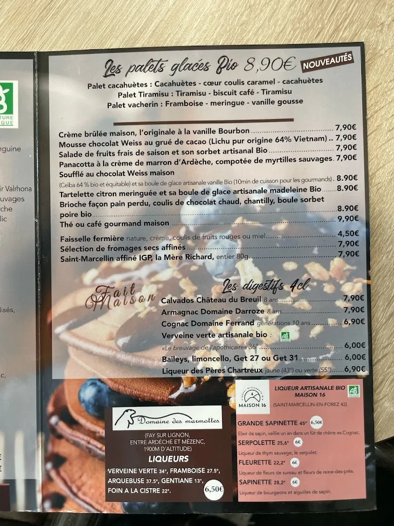 Menu_Le 1975 Restaurant_Andrézieux-Bouthéon_image_4