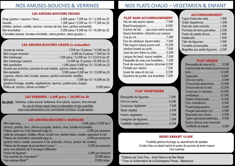Menu_Maison Boureau  Anciennement La Boucherie du Marché_Machecoul-Saint-Même_image_4