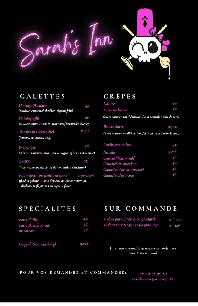Menu_Sarah’s Inn FoodTruck_Marigné-Laillé_immagine_2
