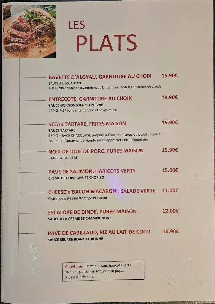 Menu_John's steakhouse_Mamers_image_1