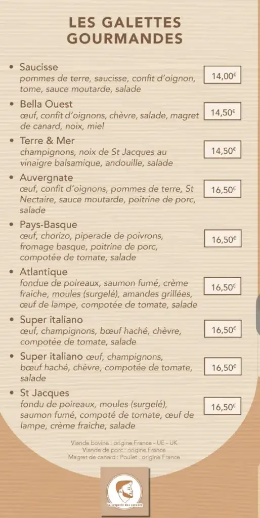 Menu_La crêperie des saveurs_Mamers_image_1