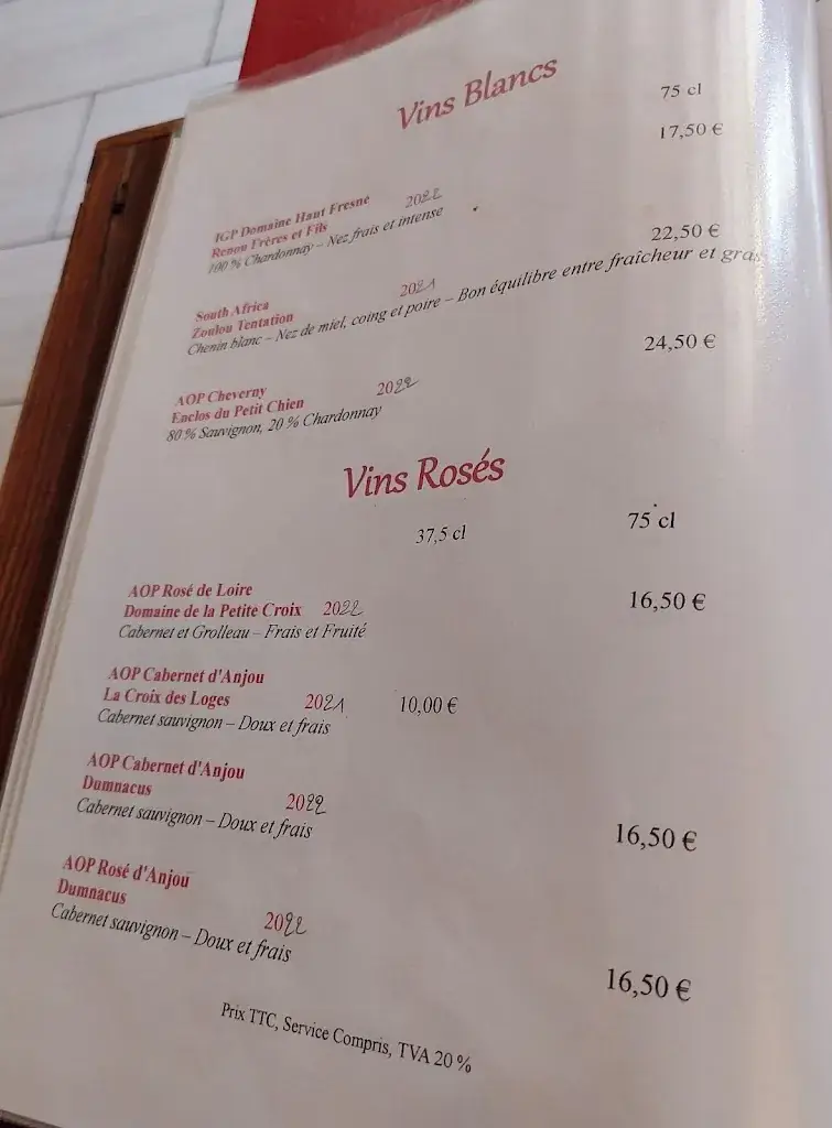 Menu_l'auberge du vigneron_Terranjou_image_4