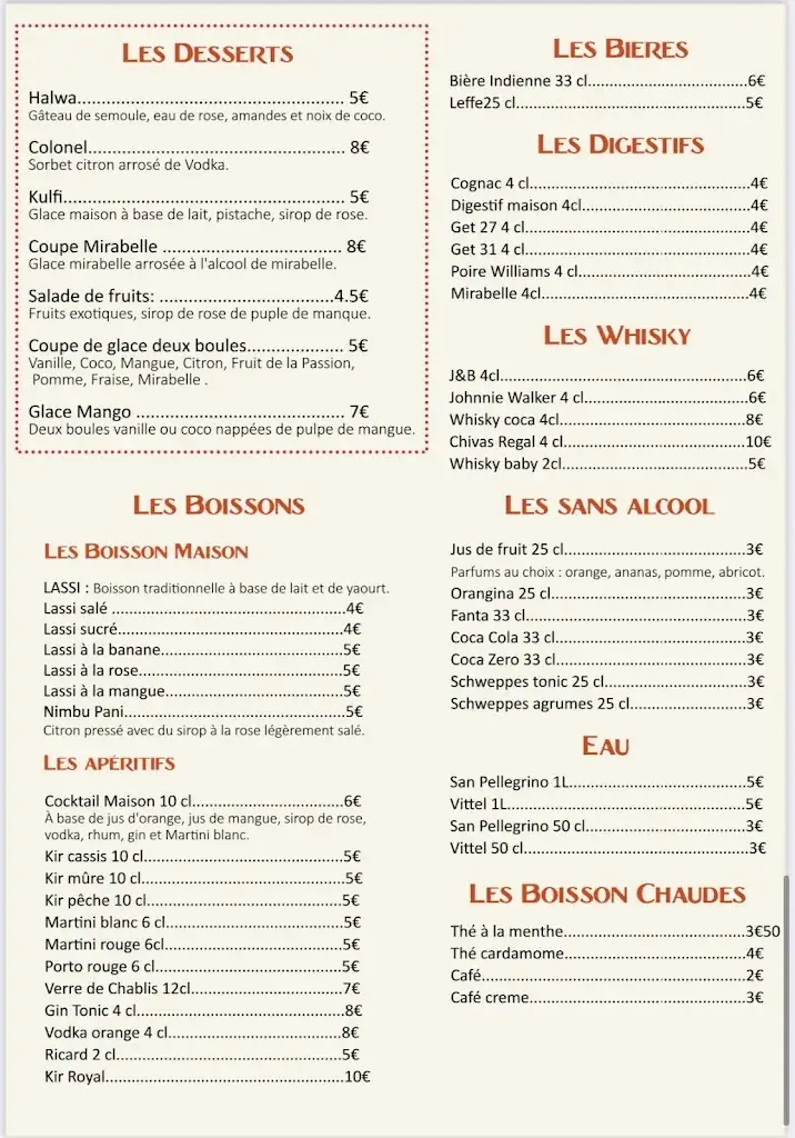 Menu_Restaurant Mayenne Rajasthan_Mayenne_image_1