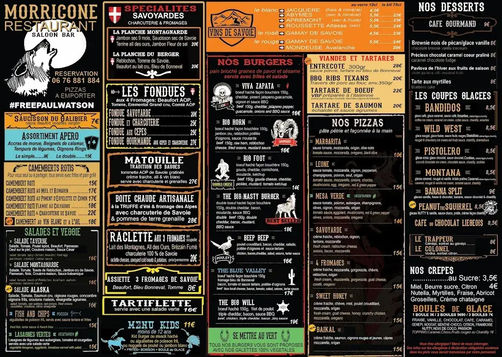 Menu_Le Morricone_Modane_immagine_1