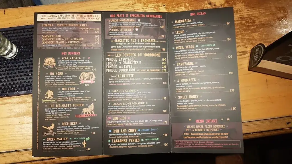 Menu_Le Morricone_Modane_immagine_4