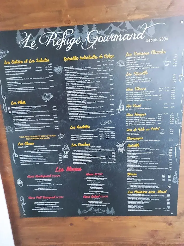 Menu_Le Refuge Gourmand_Valfréjus_image_1