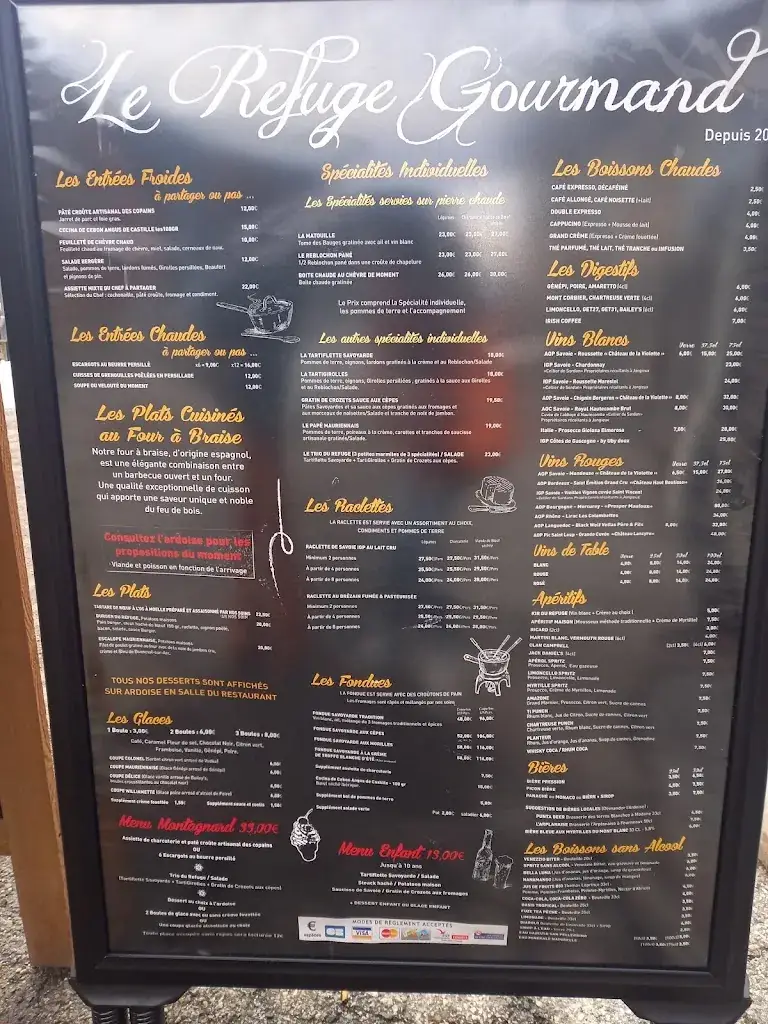Menu_Le Refuge Gourmand_Valfréjus_image_2