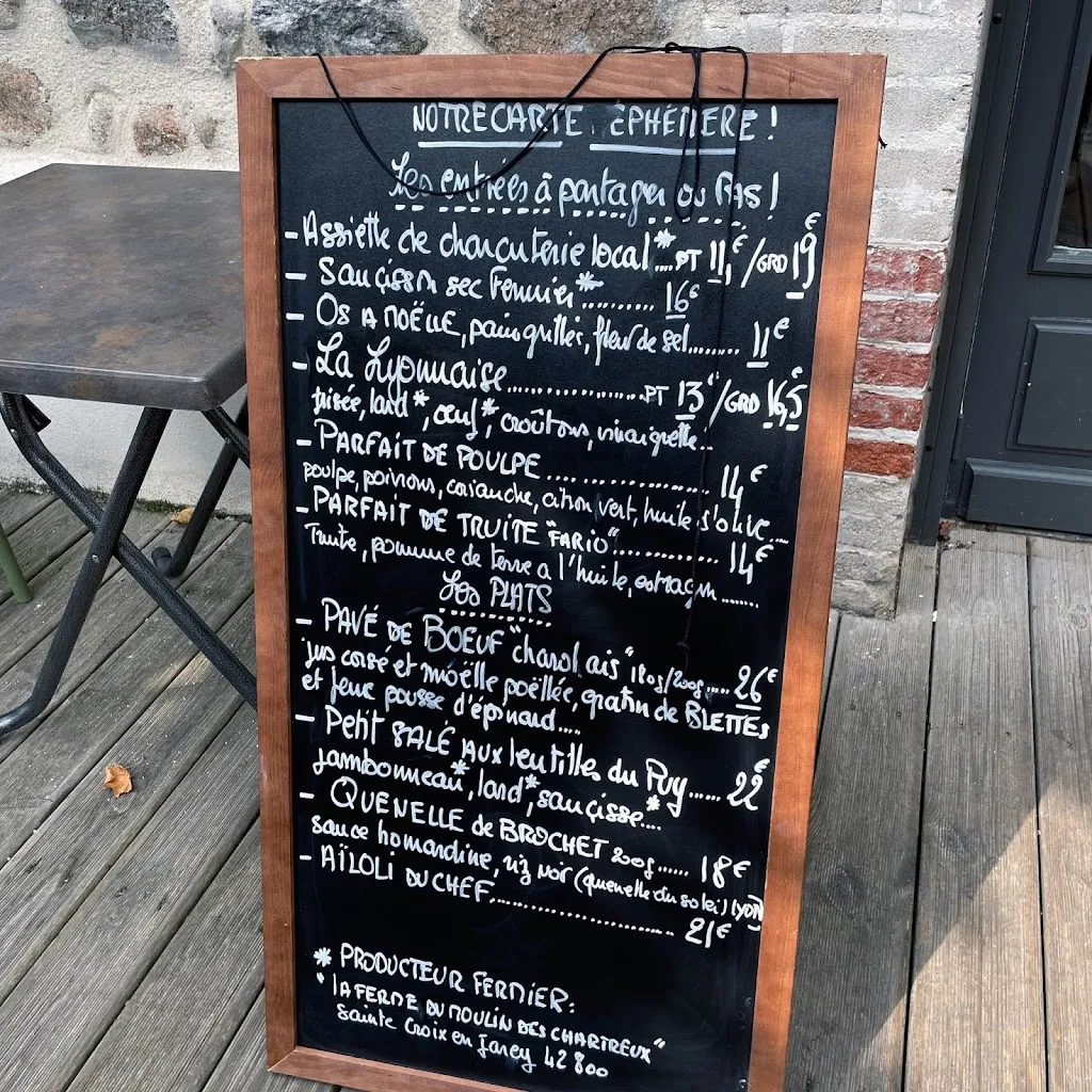 Menu_Le Mas de la Gare - Le bistrot de Marie-Luce_Andrézieux-Bouthéon_image_2