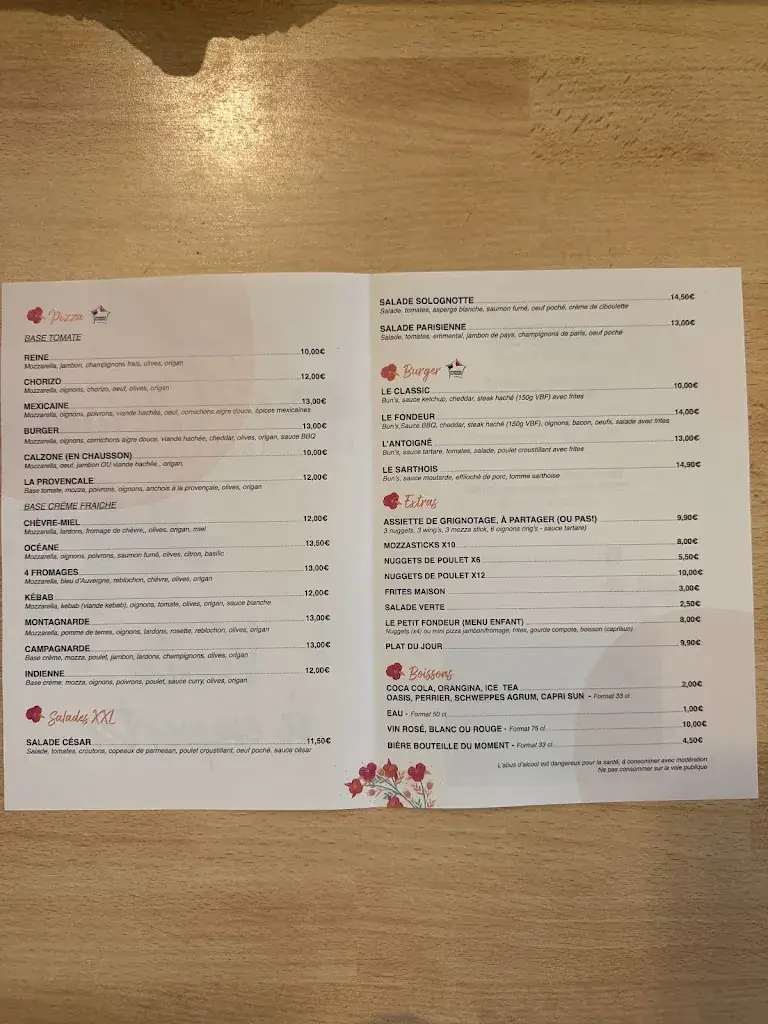 Menu_La Brasserie d'Antoigné_Sainte-Jamme-sur-Sarthe_image_3