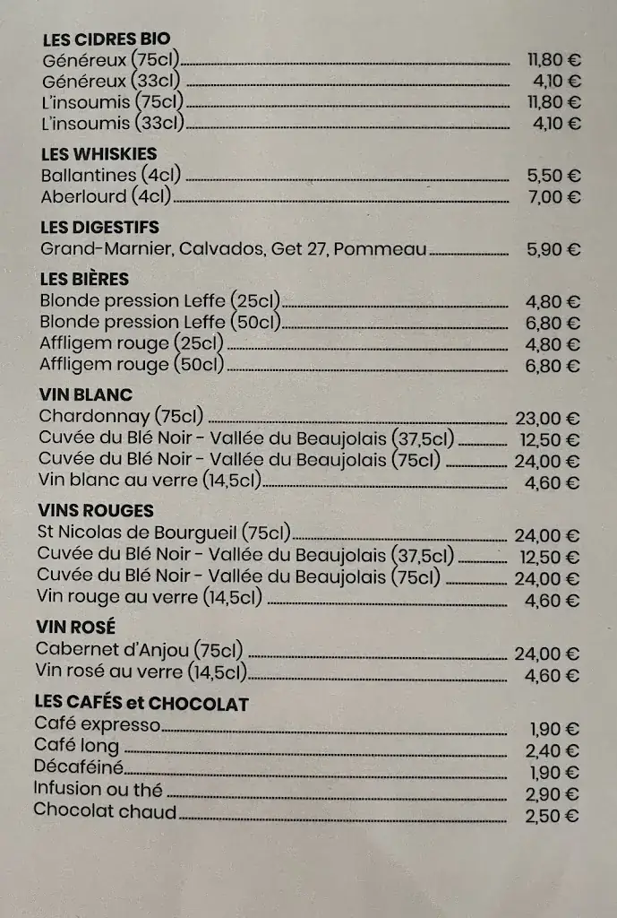 Menu_Le Blé Noir_Montfort-le-Gesnois_image_2