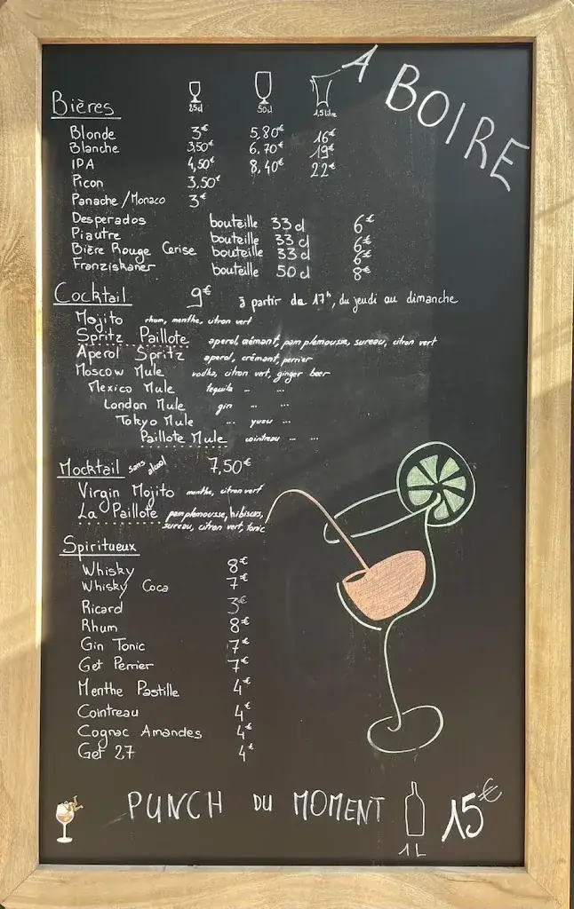Menu_La Paillote des Lucettes_Mauges-sur-Loire_image_1