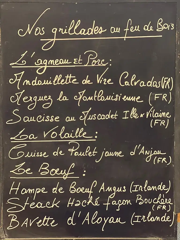 Menu_Bar Restaurant L' Air Bleu_Montoir-de-Bretagne_image_1