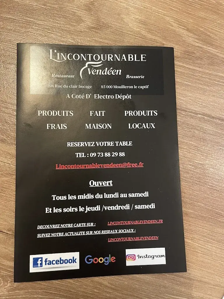 Menu_L'INCONTOURNABLE VENDÉEN_Mouilleron-le-Captif_image_4