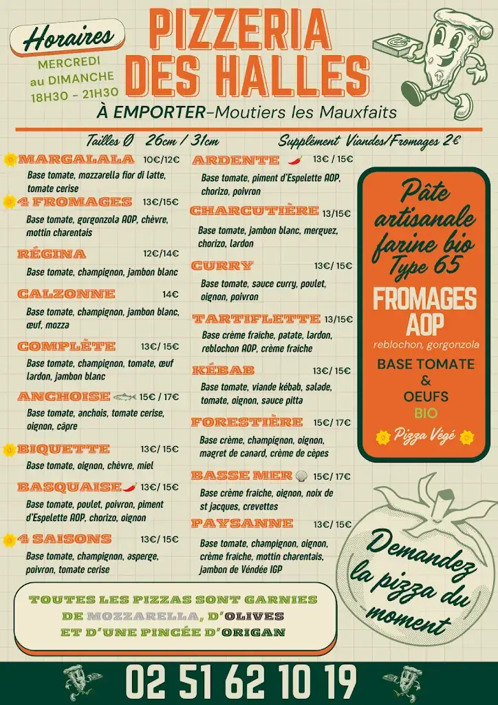 Menu_Pizzeria des Halles_Moutiers-les-Mauxfaits_immagine_1