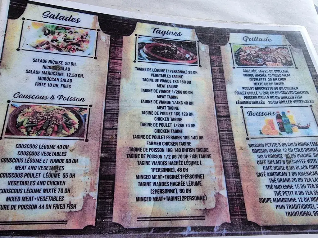 Menu_Chez Moulay Coffee and Restaurant_Morocco_image_1