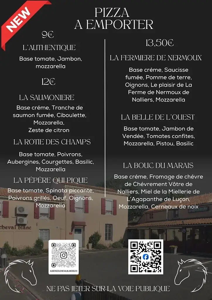 Menu_Auberge du Cheval Blanc_Nalliers_image_1