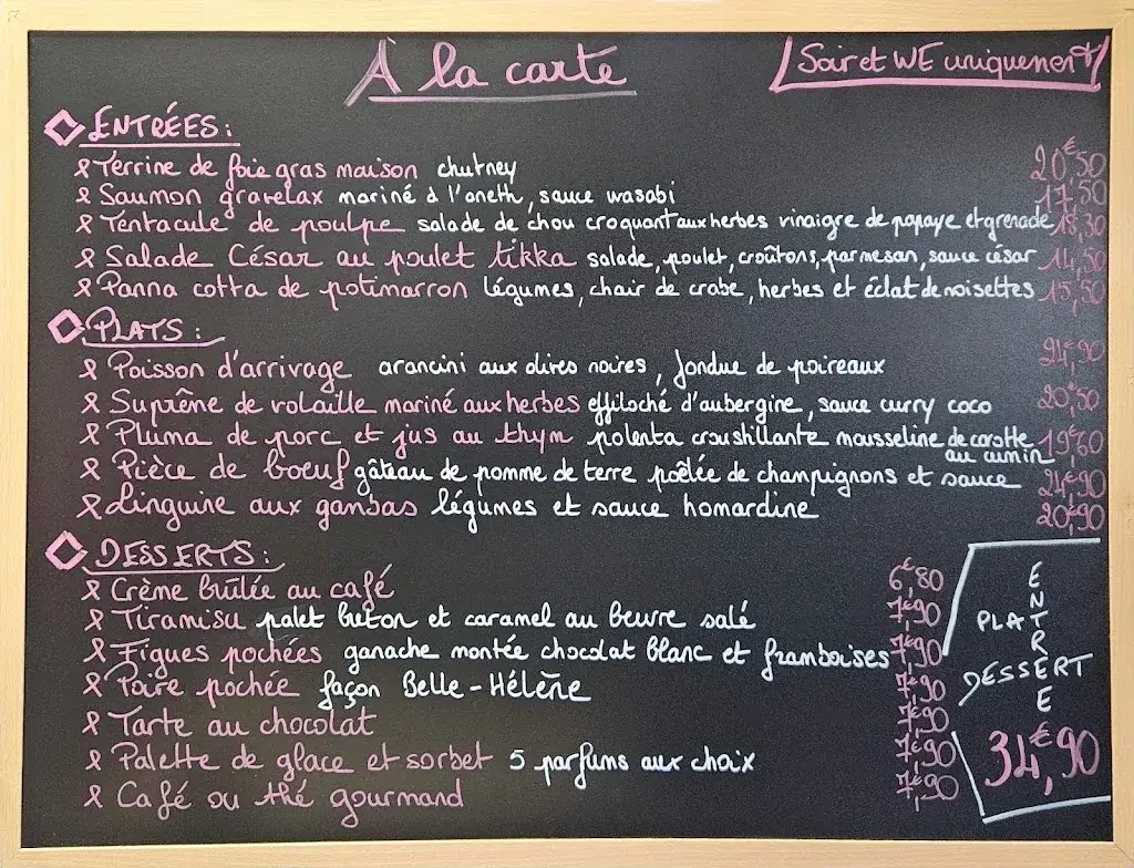 Menu_Restaurant Mille Saveurs_Sainte-Gemme-la-Plaine_image_1