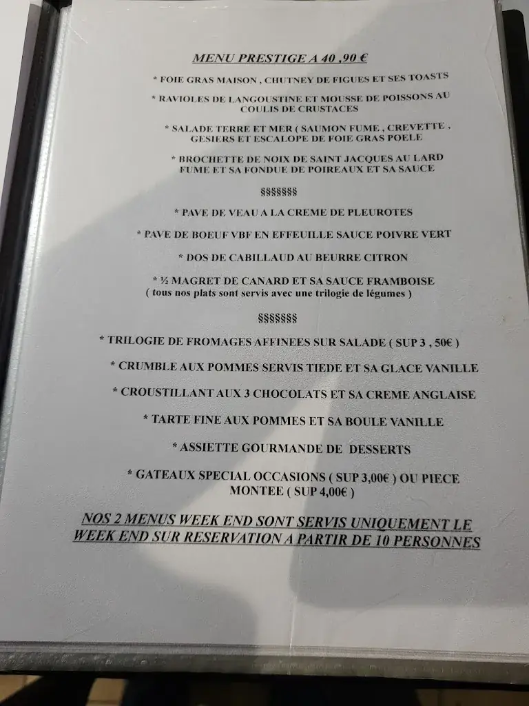 Menu_Restaurant La Chaumière_Neuville-sur-Sarthe_image_2