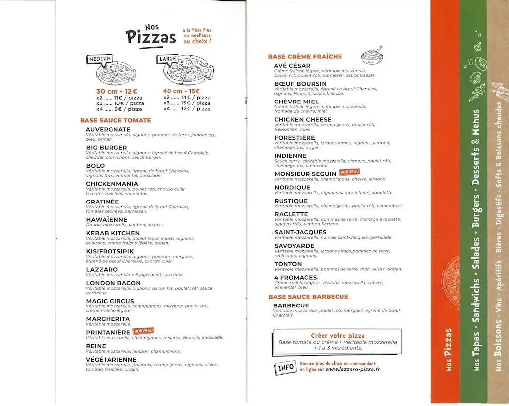 Menu_Lazzaro Pizza Mulsanne_Mulsanne_image_3