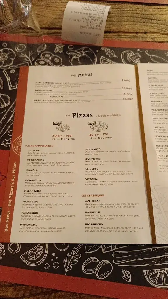 Menu_Lazzaro Pizza Mulsanne_Mulsanne_image_4
