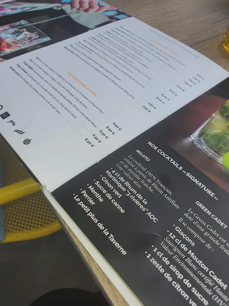 Menu_La Taverne - Table de Caractère - Le Mans_Ruaudin_immagine_1