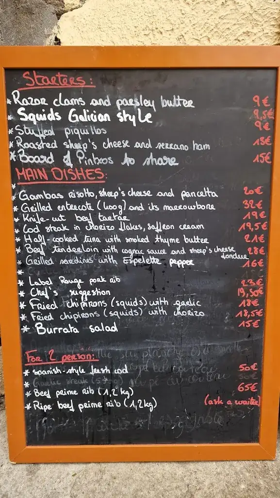 Menu_Le Bistrot Basque de Nantes_Nantes_image_4