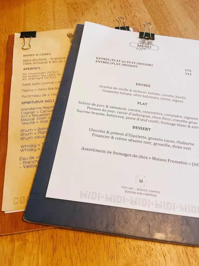 Menu_La Mandale Restaurant_Nantes_image_4