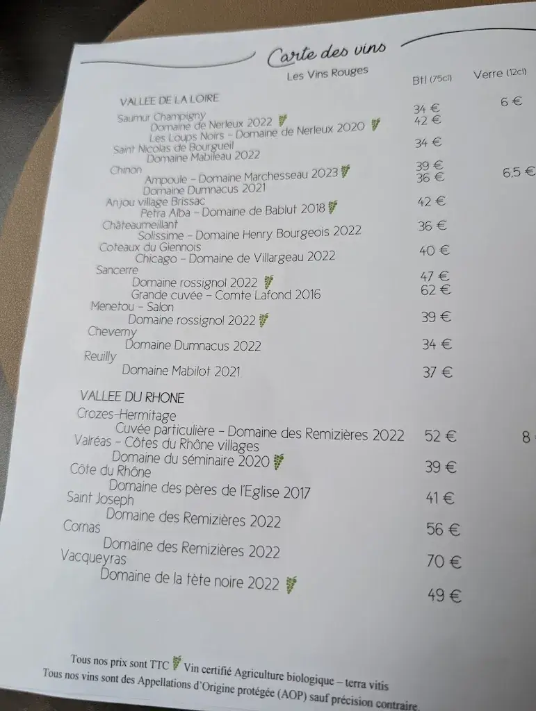 Menu_Restaurant Art'N Blum - Restaurant Nantes_Nantes_image_3