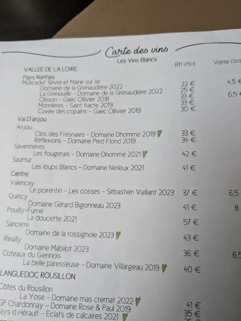 Menu_Restaurant Art'N Blum - Restaurant Nantes_Nantes_image_4