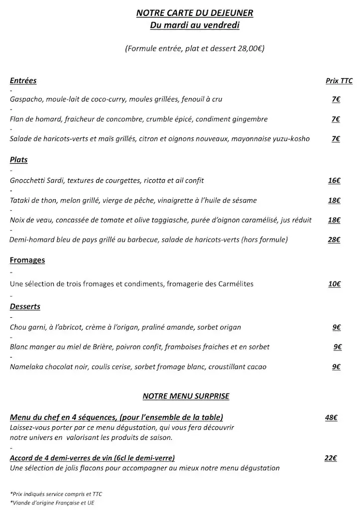 Menu_Lamaccotte - Restaurant Nantes_Nantes_image_1