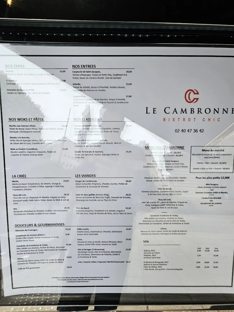 Menu_Le Cambronne Bistrot Chic_Nantes_image_2