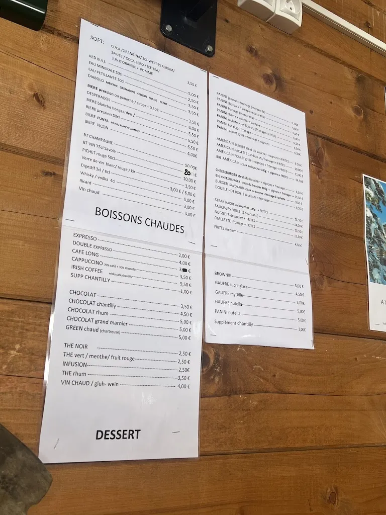 Menu_Snack La Gourmandize Chez Fartix_Modane_image_1