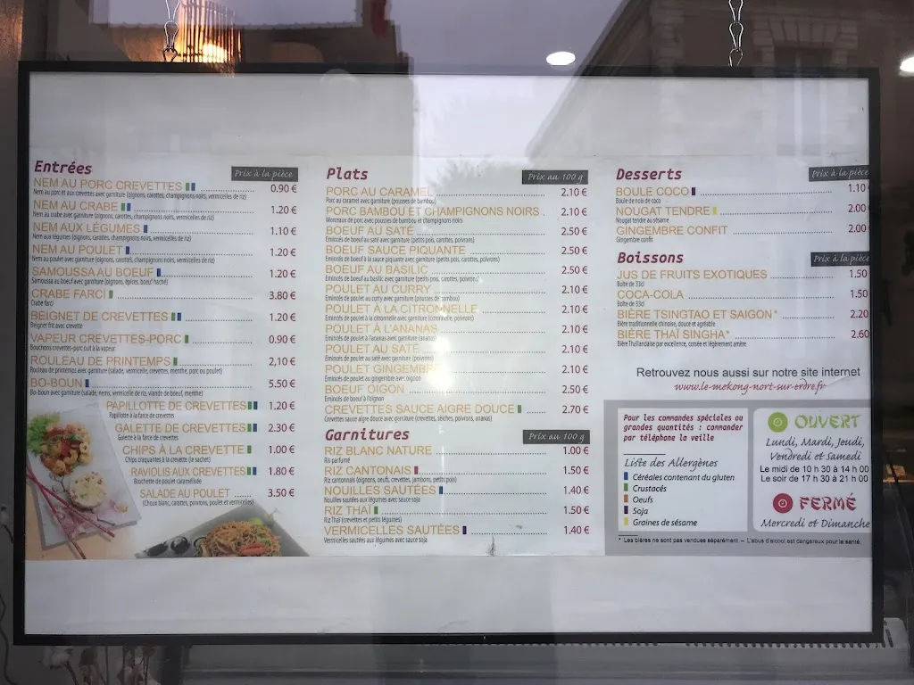Menu_Le Mékong_Nort-sur-Erdre_imagen_1