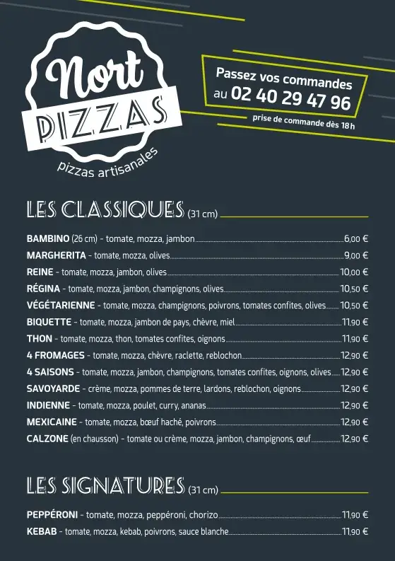 Menu_Nort pizzas_Nort-sur-Erdre_image_2
