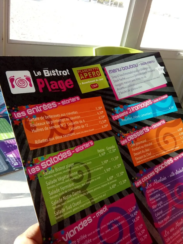 Menu_Le Bistrot Plage - Notre Dame de Monts_Notre-Dame-de-Monts_image_4