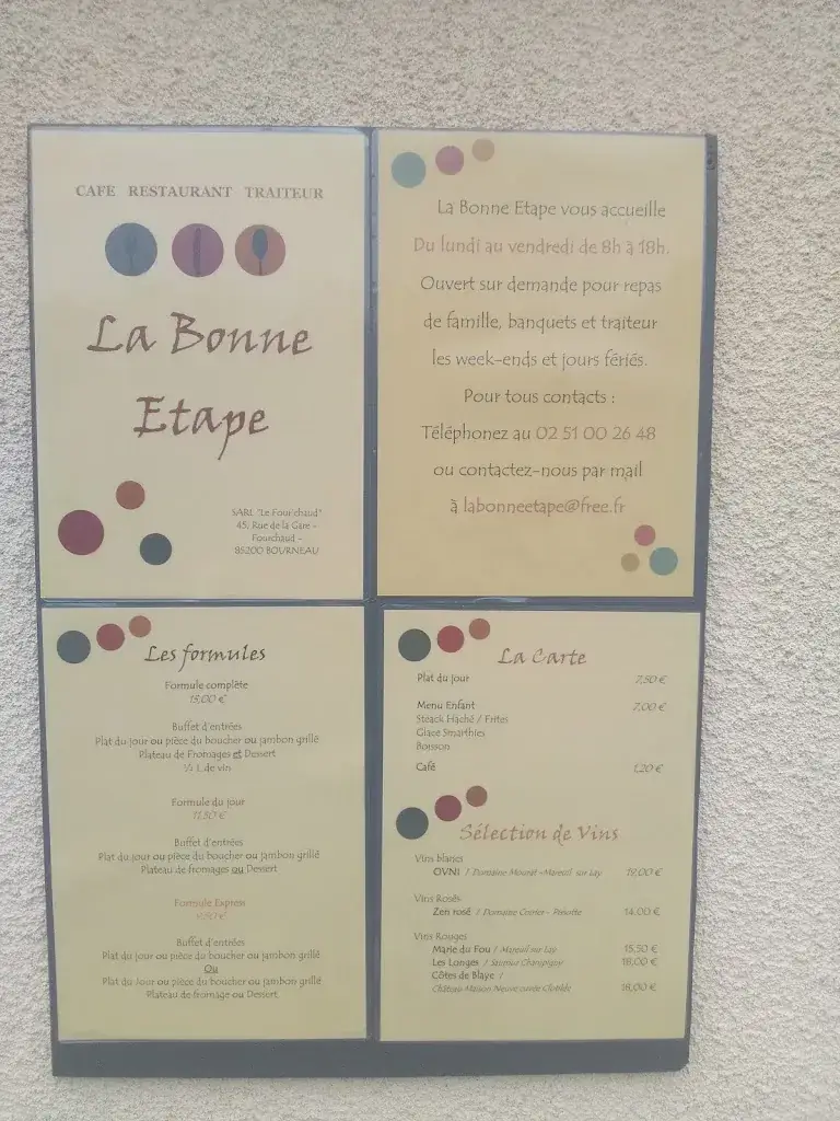 Menu_La Bonne Etape_Bourneau_image_3