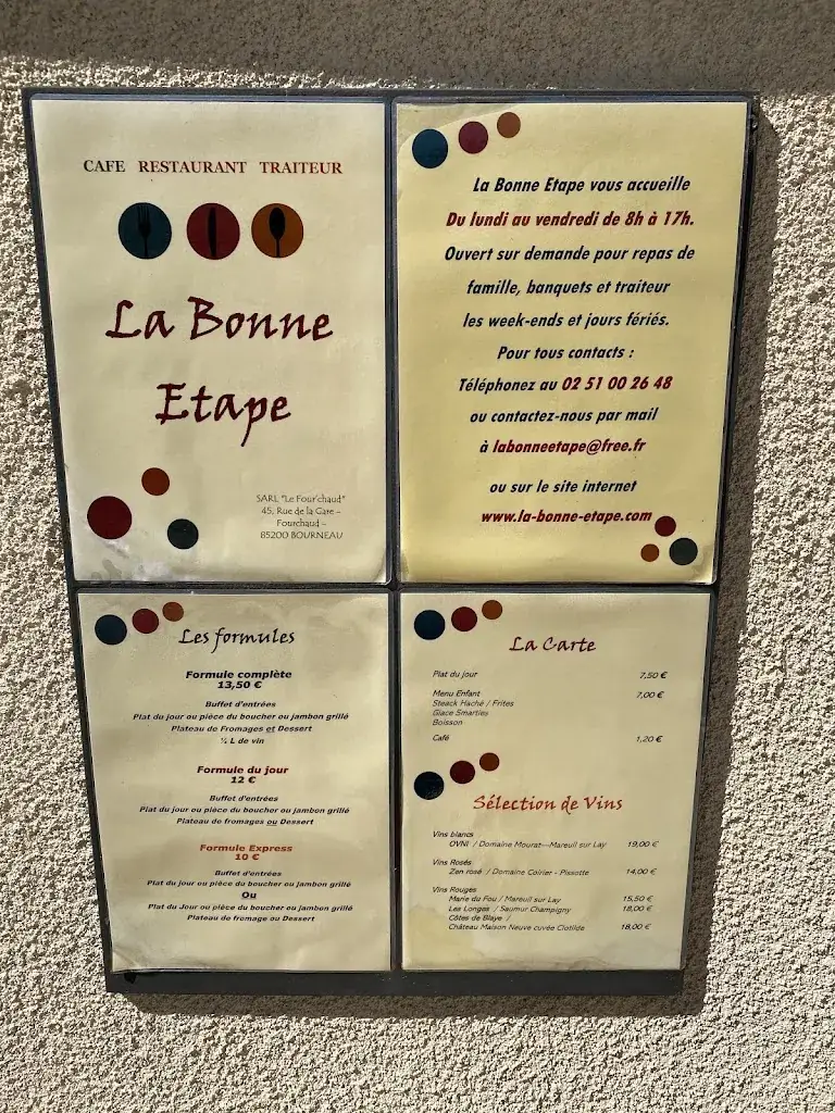 La Bonne Etape restaurant in Bourneau