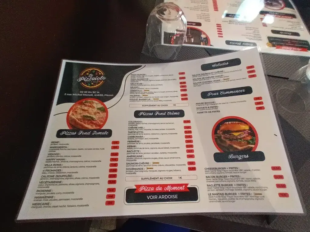 Menu_Le Pizzaiolo Pizzeria Plessé_Plessé_image_4