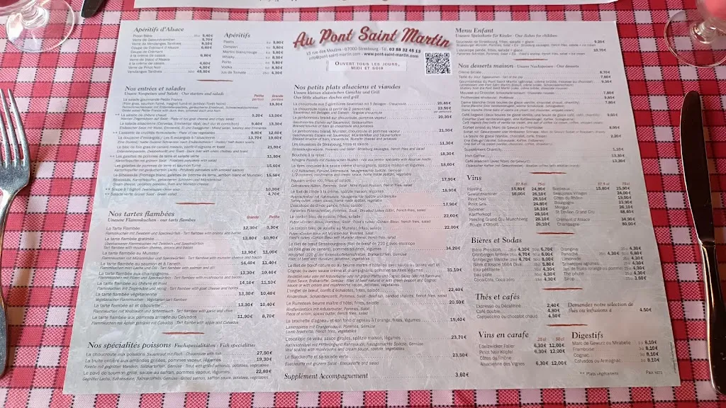 Menu_Au Pont Saint-Martin_Strasbourg_image_3