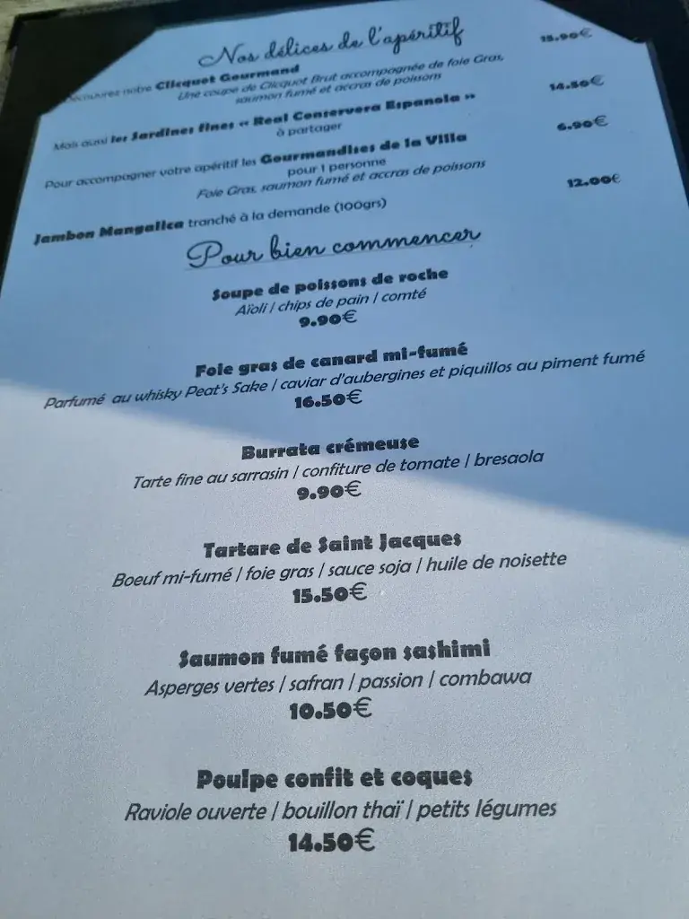 Menu_La Villa Noë_Pornic_image_2