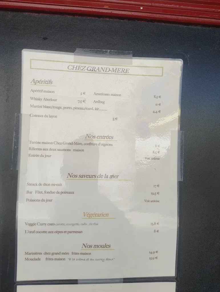 Menu_Chez Grand-Mère_Piriac-sur-Mer_image_4