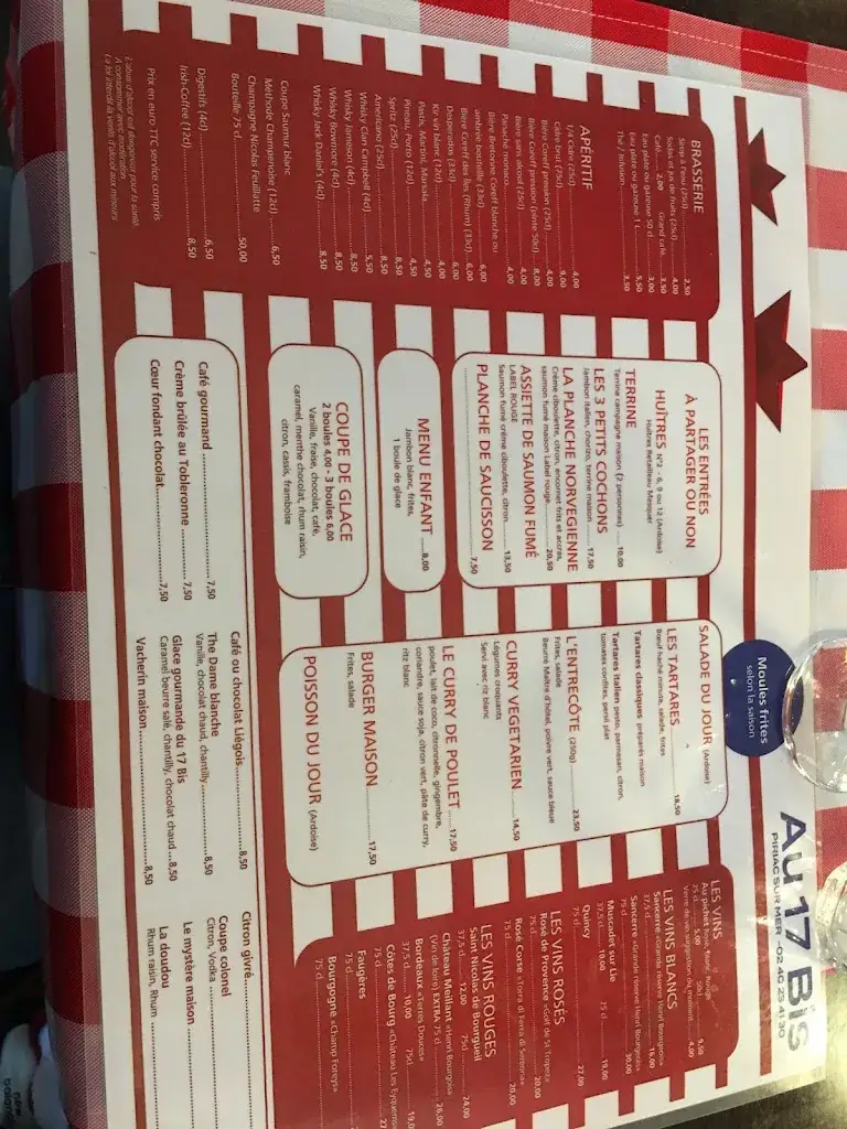 Menu_Le 17 Bis_Piriac-sur-Mer_image_2