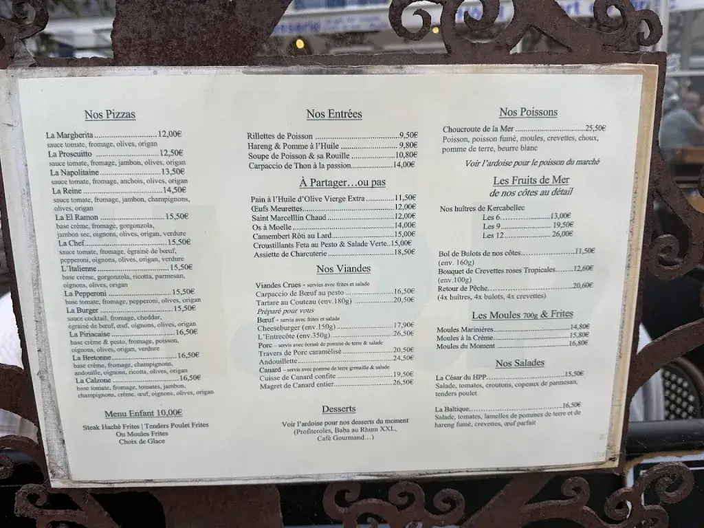 Menu_Hôtel du Port_Piriac-sur-Mer_image_4
