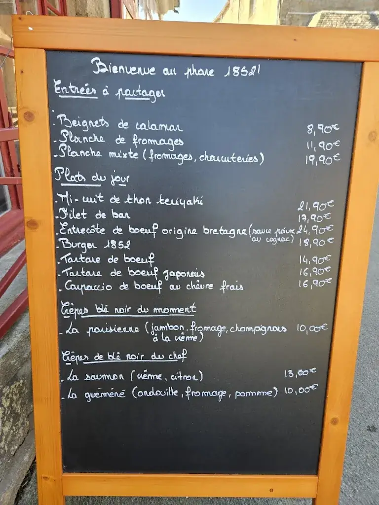 Menu_Le Phare 1852_Piriac-sur-Mer_image_2